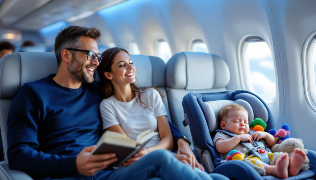 Como viajar com o bebê no avião