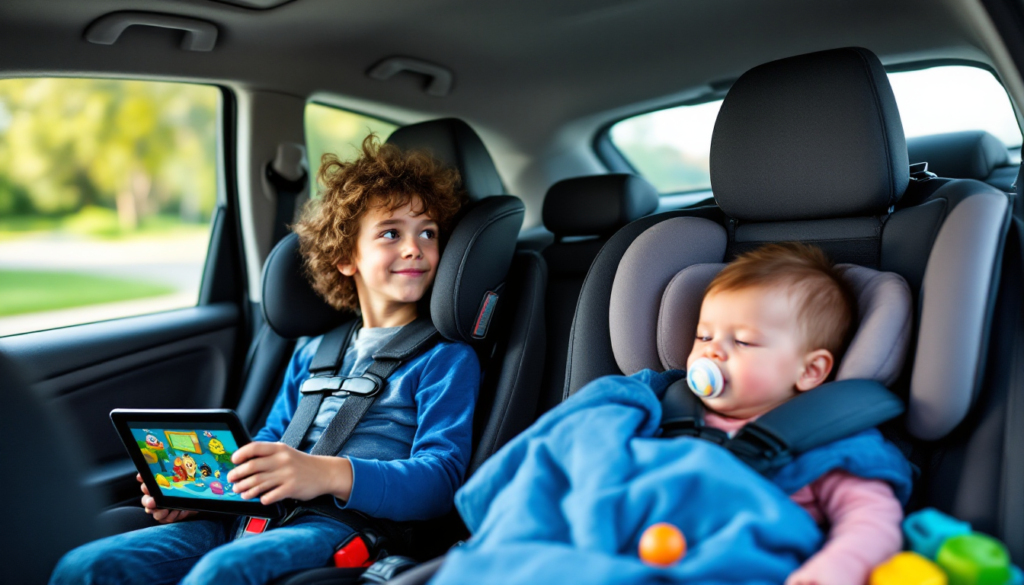 as melhores atividades para entreter crianças durante viagens de carro