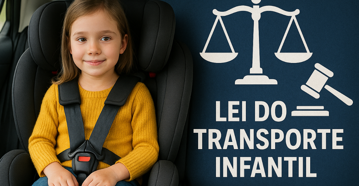 regras para transporte de crianças